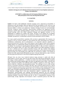 Attachement B Summary
