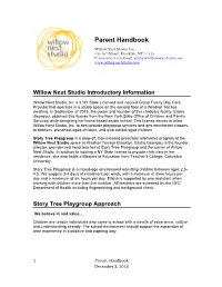 Parent Handbook