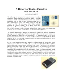 Beatles Cassette Tape-Ography