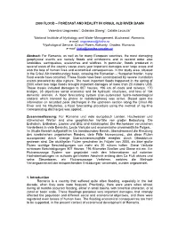 Forecast and Reality in Crisul Alb River Basin