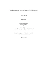 Quantifying Episodic Memories from Real-World Experience