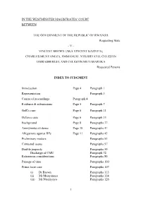 Rwandan Five Judgment
