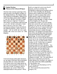 1 Najdorf Sicilian Focus on the Critical D5 Squar One the Most Common Openings in the Past 50 Years Is the Najdorf Variation Of