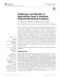 Challenges and Benefits of Approaches Used to Integrate Regional Monitoring Programs