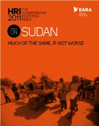 FOCUS on SUDAN Report