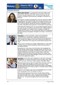 Speaker Profiles V7