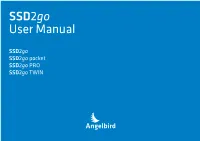 Ssd2go User Manual