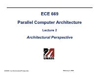 ECE 669 Parallel Computer Architecture