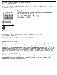 Fisheries Full Issue PDF Volume 40, Issue 5