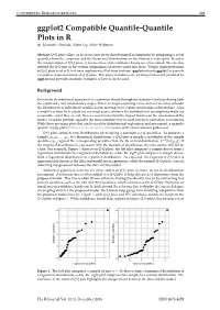 Ggplot2 Compatible Quantile-Quantile Plots in R by Alexandre Almeida, Adam Loy, Heike Hofmann