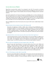 Social Encyclical Primer