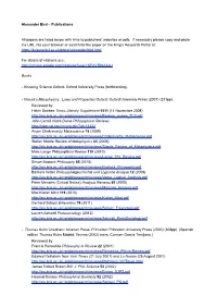 Alexander Bird – Publications