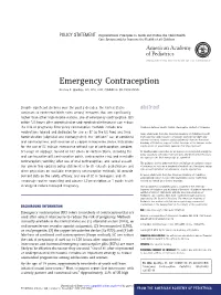 Emergency Contraception Krishna K