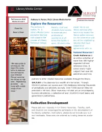 Explore the Resources! Collection