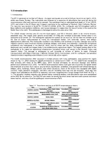 Preliminary Report on Seismological and Geotechnical Engineering Aspects of the April 4 2010 Mw