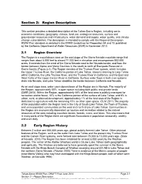 Section 2: Region Description