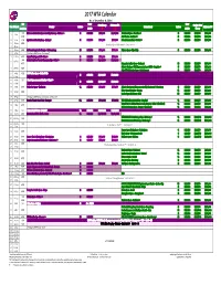 2017 WTA Calendar.Xlsx