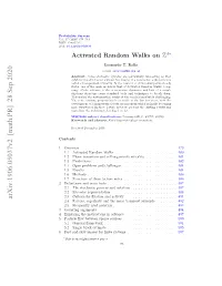 Activated Random Walks on Zd 479