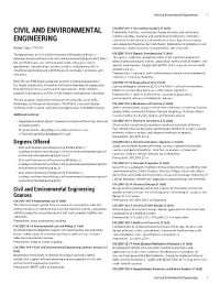 Civil and Environmental Engineering 1