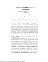 Command of the Commons Command of the Barry R