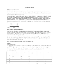 Ionic Bonding -Binary Making an Ionic Compound Once the Number Of