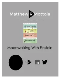 Moonwalking with Einstein