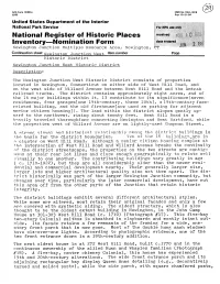 National Register of Historic Places Inventory Nomination Form