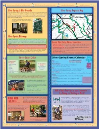 Silver Spring Is Bike Friendly BIKES RIDE for FREE Street-Smart Cyclist Silver Spring Regional Map Add a Little Exercise to Your