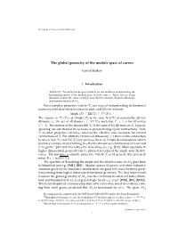 The Global Geometry of the Moduli Space of Curves