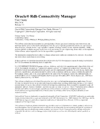 Oracle Rdb JDBC Drivers and Thin Server