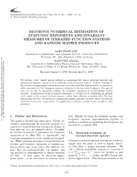 Rigorous Numerical Estimation of Lyapunov Exponents and Invariant Measures of Iterated Function Systems and Random Matrix Products