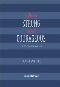 Strong Courageous