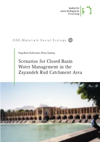 Agriculture in the Zayandeh Rud Catchment