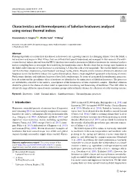 Characteristics and Thermodynamics of Sahelian Heatwaves Analysed Using Various Thermal Indices