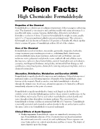 Formaldehyde