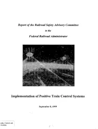 Implementation of Positive Train Control Systems