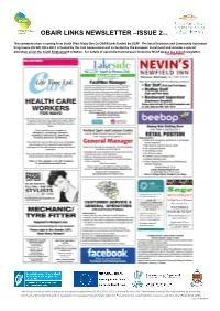 Obair Links Newsletter –Issue 2(2018)