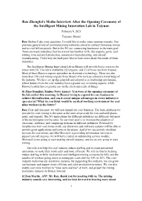 Ren Zhengfei's Media Interview After the Opening Ceremony of The