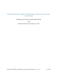Seeds of Discovery: Chapters in the Economic History of Innovation Within NASA