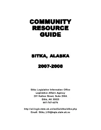 Sitka Community Resource Guide