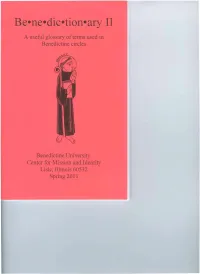 Benedictionary.Pdf