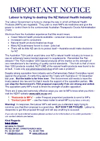 Important Notice