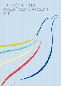 James Cropper Plc Annual Report & Accounts 2011