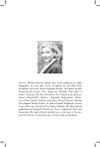 Joanna Murray-Smith's Plays Have Been Produced in Many Languages