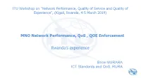Rwanda's Experience