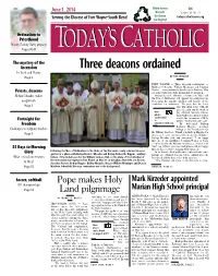 Three Deacons Ordained in Truth and Charity Page 2 by TIM JOHNSON