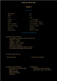 2019 Icon A5 for Sale