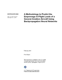 A Methodology to Predict the Empennage In-Flight Loads of A