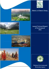Annual National Report of Environment 2016