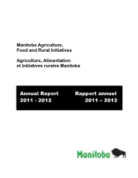 Annual Report Rapport Annuel 2011